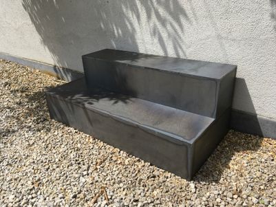 Tuintrap / binnentrap in cortenstaal