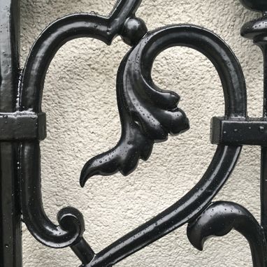 Detail smeedijzeren balustrade door Smid Gent