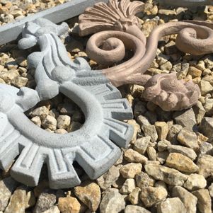 Brons gieten ontbrekende ornamenten