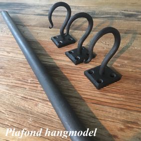 Hang Grip Plafond gordijnhouder en metalen gordijnbaar