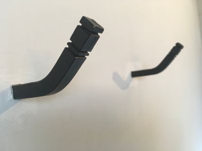 Kleerhanger koud geplaatst