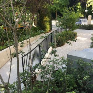 Gesmede Tuinbalustrade in S-vorm