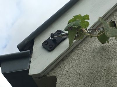 Gesmede oogvijs ankerpunt