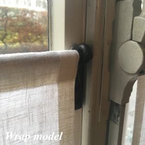 SG Wrapmodel metalen gordijnbevestiging