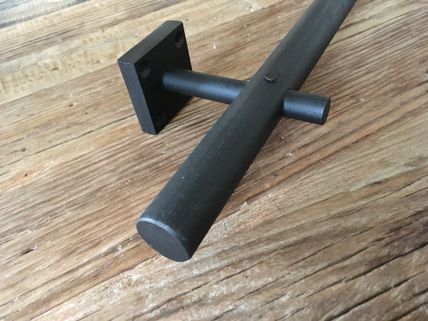 Gordijnroede doorsteek model