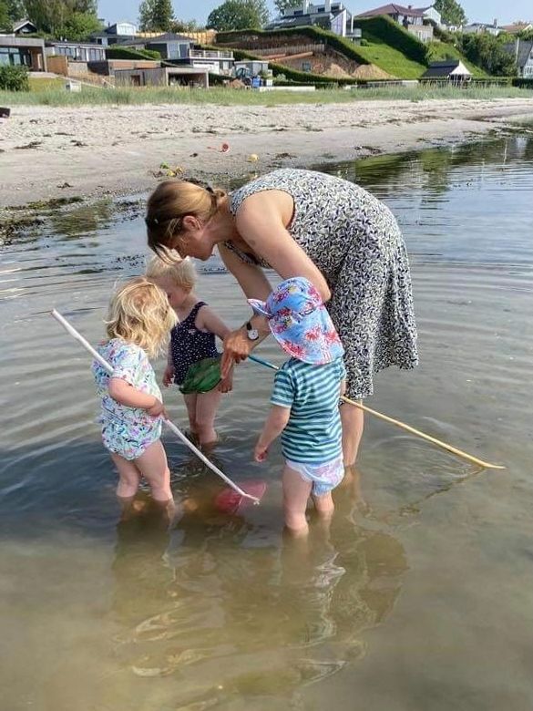 Besøg ved Skæring Strand.