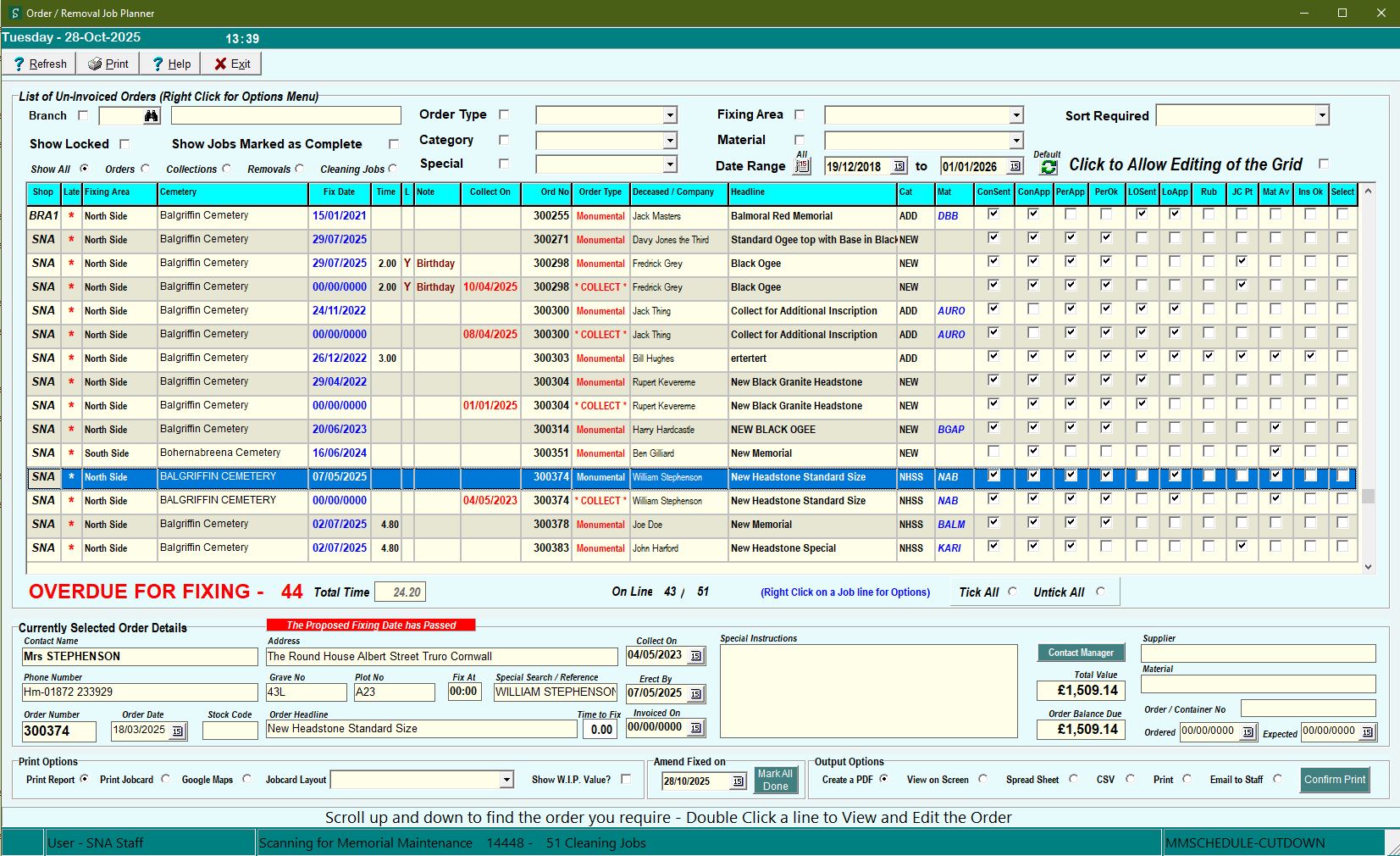 11 - Order Screen Six
