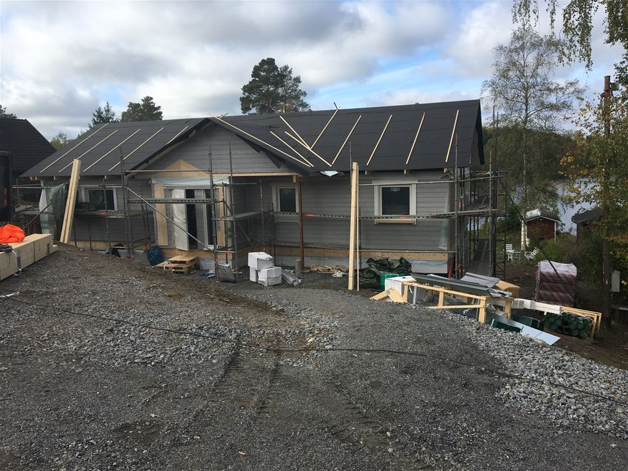 Nyproducerat bostadshus i Gladö kvarn. Uppdrag som kontrollansvarig.