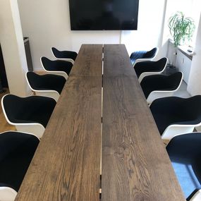 Plankebord i mødelokale
