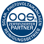 OQS zertifiziert Solarreinigung