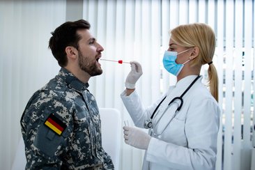Krankenversicherung für Angehörige von Soldaten