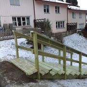 Ny trappa i bostadsområde