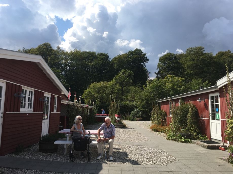 Afslapning efter maden.