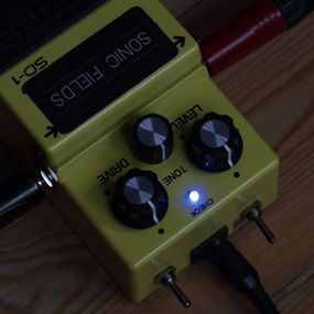 Bright blue LED