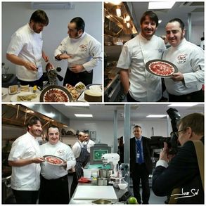 Eric Lanlard in love with our Jamón.