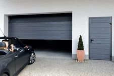 Sectional garage doors