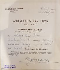 Indmeldelsesblanket