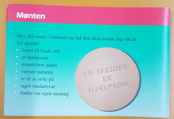 Infokort om erindringsmønten