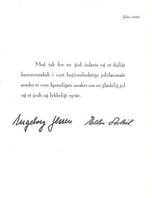 1960 - Julehilsen