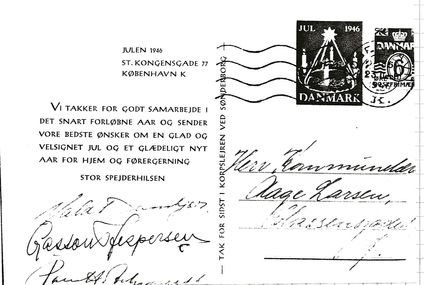 Julen 1946 - bagside