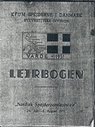 1951 -  Nordisk spejdervenskabslejr ved Varde