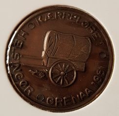 Bælteplade, hvis man deltog i Kærreløbet til lejren