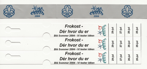 Lejrarmbånd & frokost armbånd