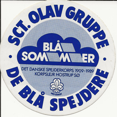 Lejrmærkat lavet af Sct. Olav Gruppe