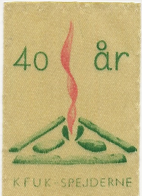 1959 - KFUK-spejderne 40 års jubilæum