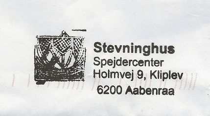 Centerstempel fra kuvert