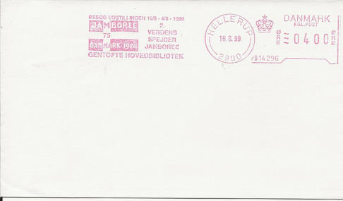 1999 - 75 år for 2. verdens jamboree på Ermelunden