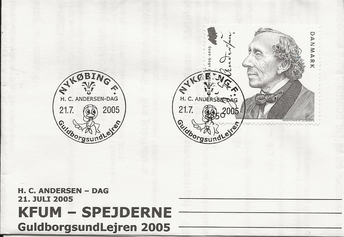 Foldekuvert - H.C. Andersen dag