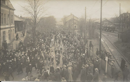 Kong Christian X rider over grænsen d 10.jul.1920