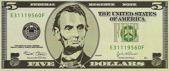 5 Dollars - spejderpenge