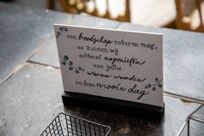 Gastenboek bordje Huwelijk - Memories4Later