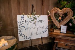 Welkomsbord Huwelijk - Memories4Later