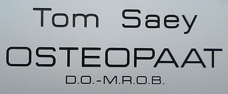 Osteopaat Tom Saey