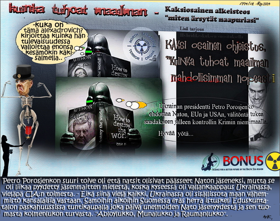 Poroshenko-Kansanmurha-Ukrainan natsit-Alexander Stubb- Ari Kärkkäinen-Meemit-CIA