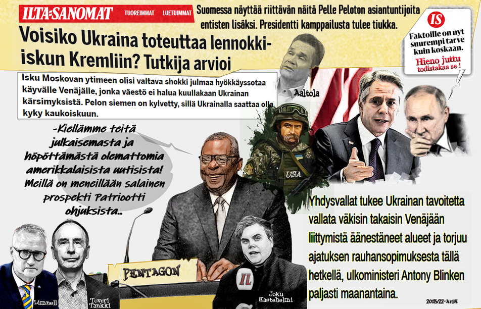 Ukraina, Ei vaikutusta, Pekka Toveri, Kastehelmi, Asiantuntiat, Isku Moskovaan