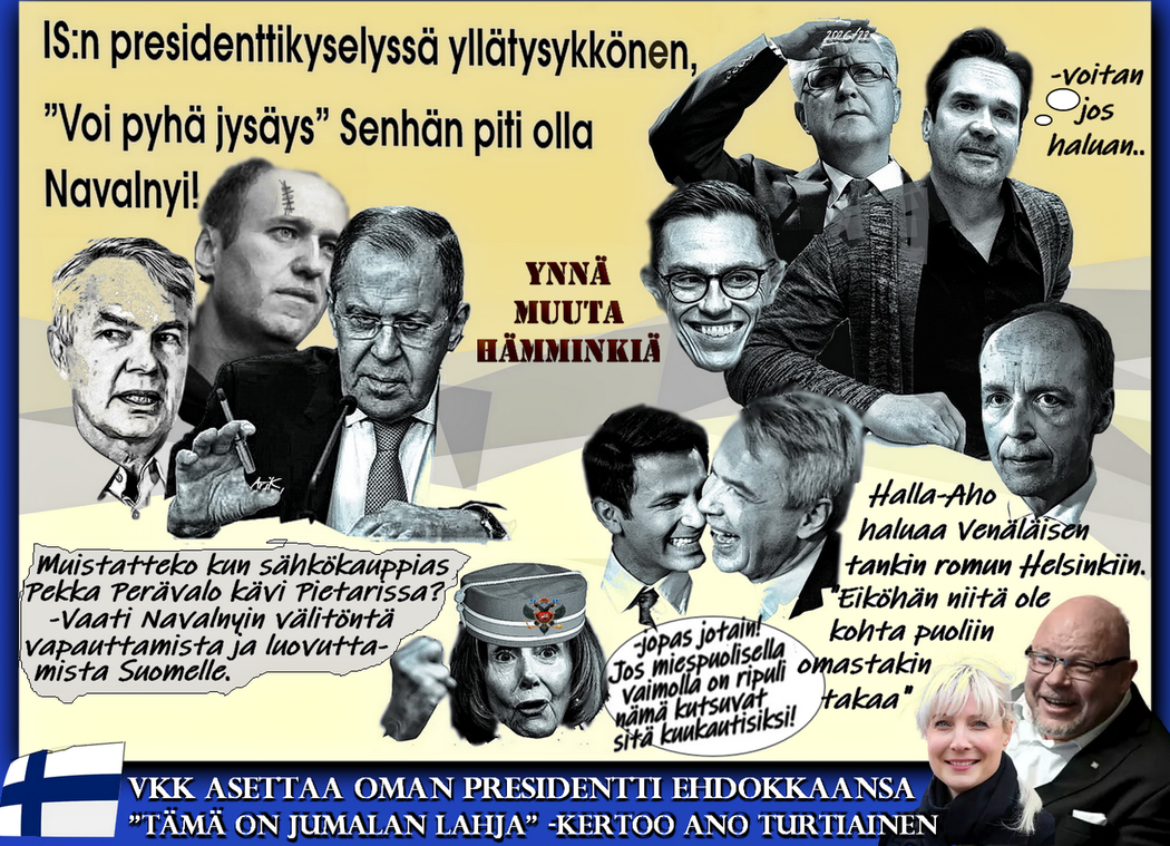 Suomen presidenttivaalit-Elon Musk-Navalnyi-propagandan uhri