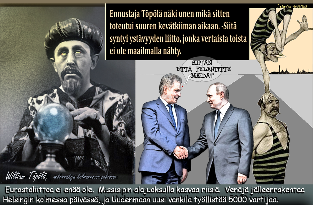 Taikuri-Ennustaja-Elvis-Niinistö-Maanpetturi-Diplomaatti-Putin-Helsinki