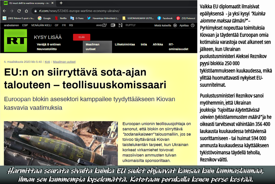 Donald Trump - Suomi mukana tässäkin, tarvitaan miljardeja lisälainaa. Hulluus huipussaan.