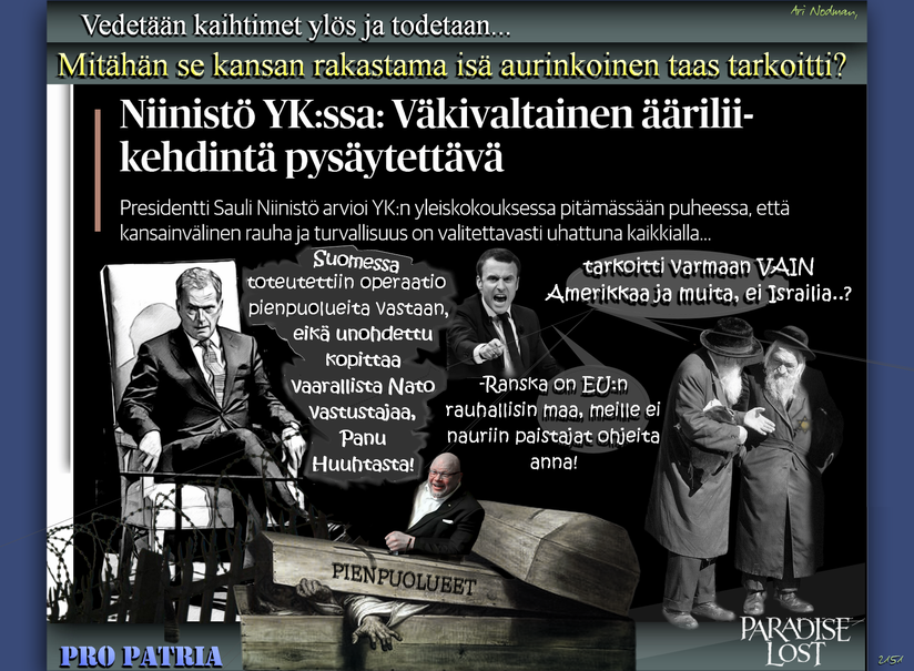 Sähkön hinta-Juutalaiset-murhasivat-Jeesuksen-Sauli Niinistö