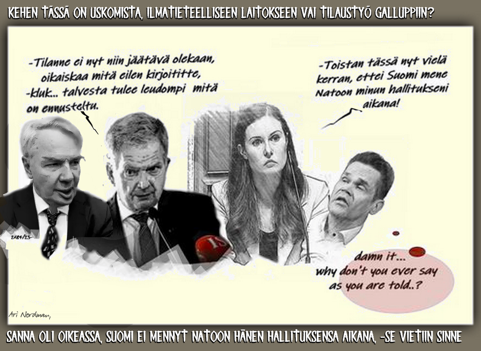 Ukraina-kaikkien sydämessä-Haavisto. Niinistö. Marin. Aaltola. Rapparit. Ritarit. Homot.