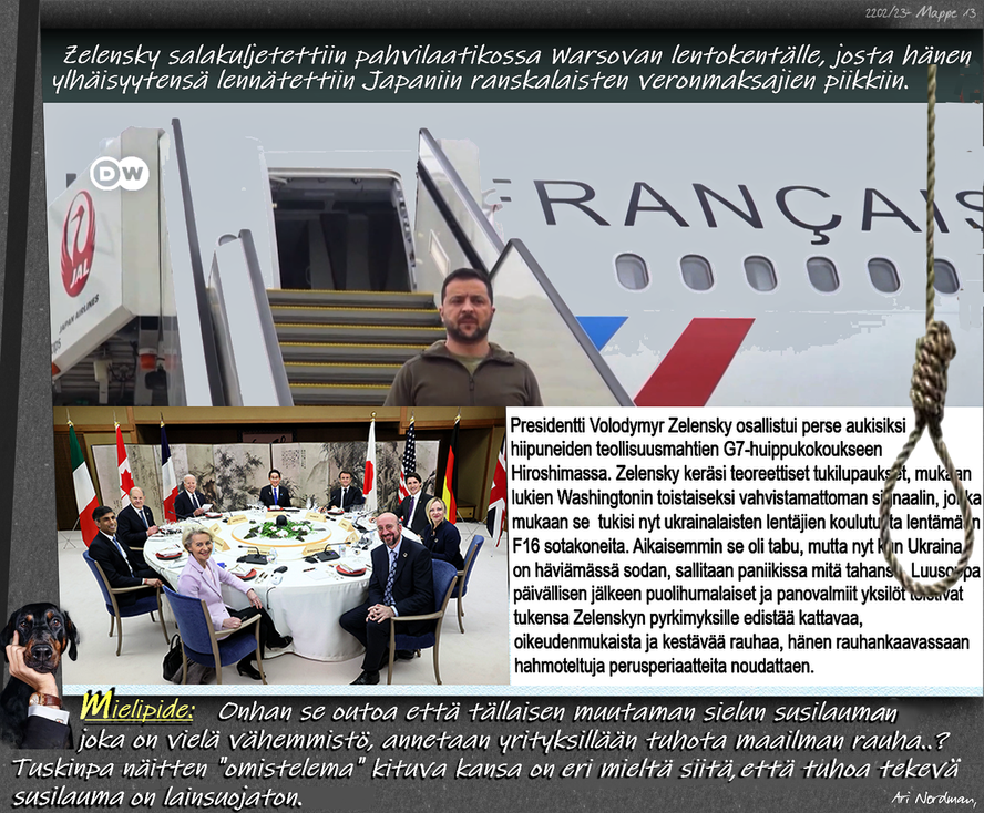 Hiroshima. Susilauma. Globalistit. Selensky. Turhia luuloja. Venäjä voittaa.