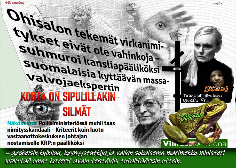 Elvis-Suomi-Ohisalo-Virkanimitykset-Kansliapäällikkö-Hyväksikäyttö-Hillotolppa-Stasi