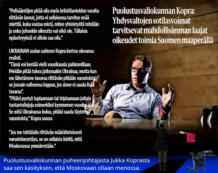 Petteri Orpo-Myyty mies-Jukka Kopra-Nato-Ukrainan sota-Venäjä-Sotavoimat