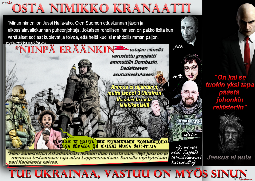 Halla-Aho/power/natsi/granaatti/omalla nimellä