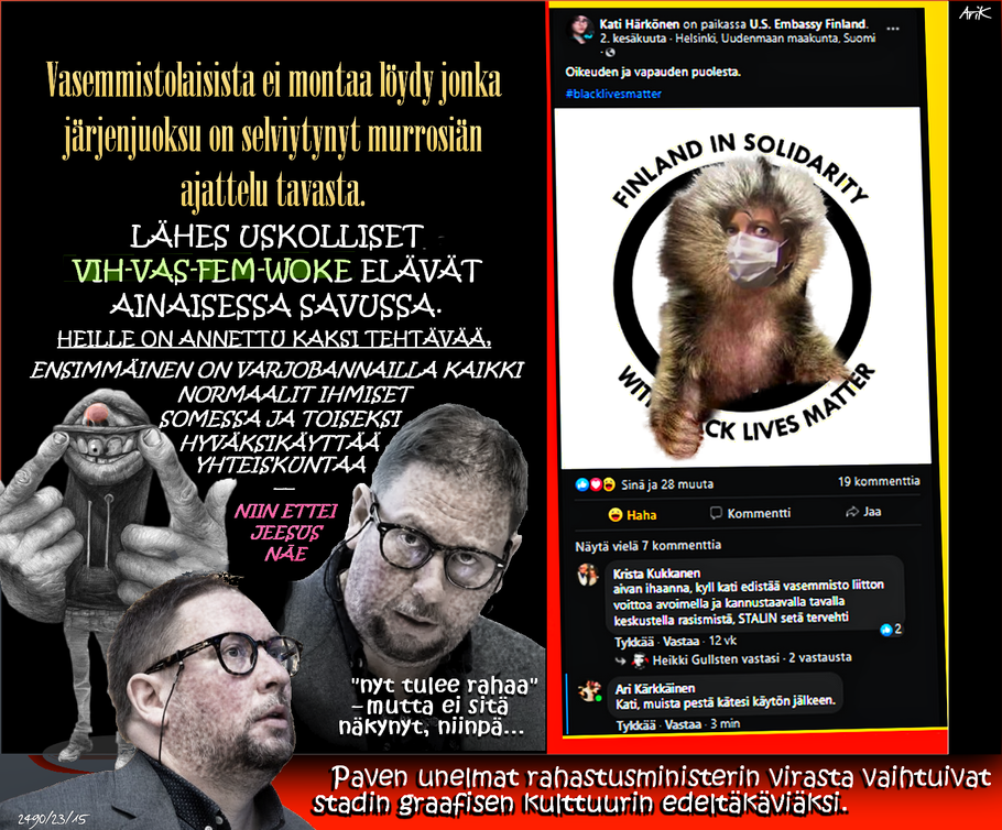 Power-Vihervasemmisto-Paavo Arhinmäki-Varjobanni-Järjenpuute