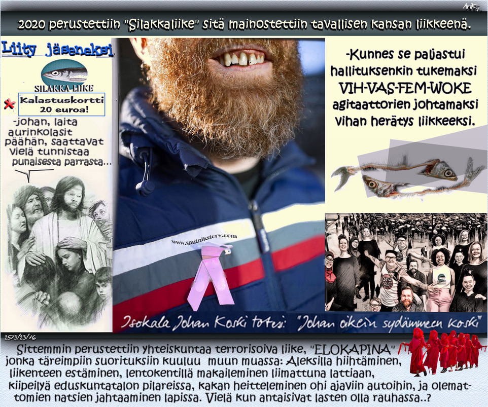 Johan Koski, Anarkistin piirteet, Silakkaliike, Täyttä paskaa